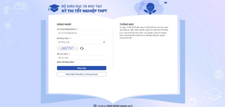 Hướng dẫn tra cứu điểm thi tốt nghiệp THPT 2026 chi tiết nhất